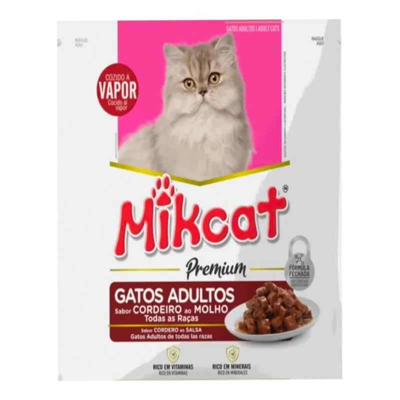 MikCat Alimento Húmedo Adultos con Cordero