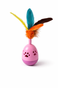Juguete para Gato Pelota con Plumas