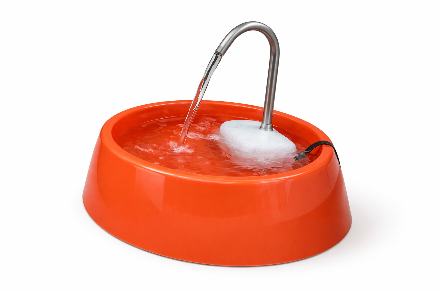 Fuente de agua para mascotas con filtro purificador