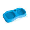 Comedero doble Zooplast con soporte para botella