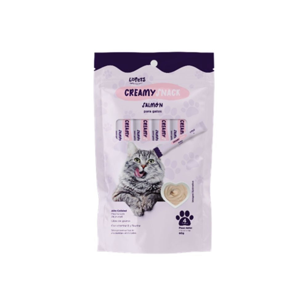 Snack Cremoso para Gatos Salmón (60g)