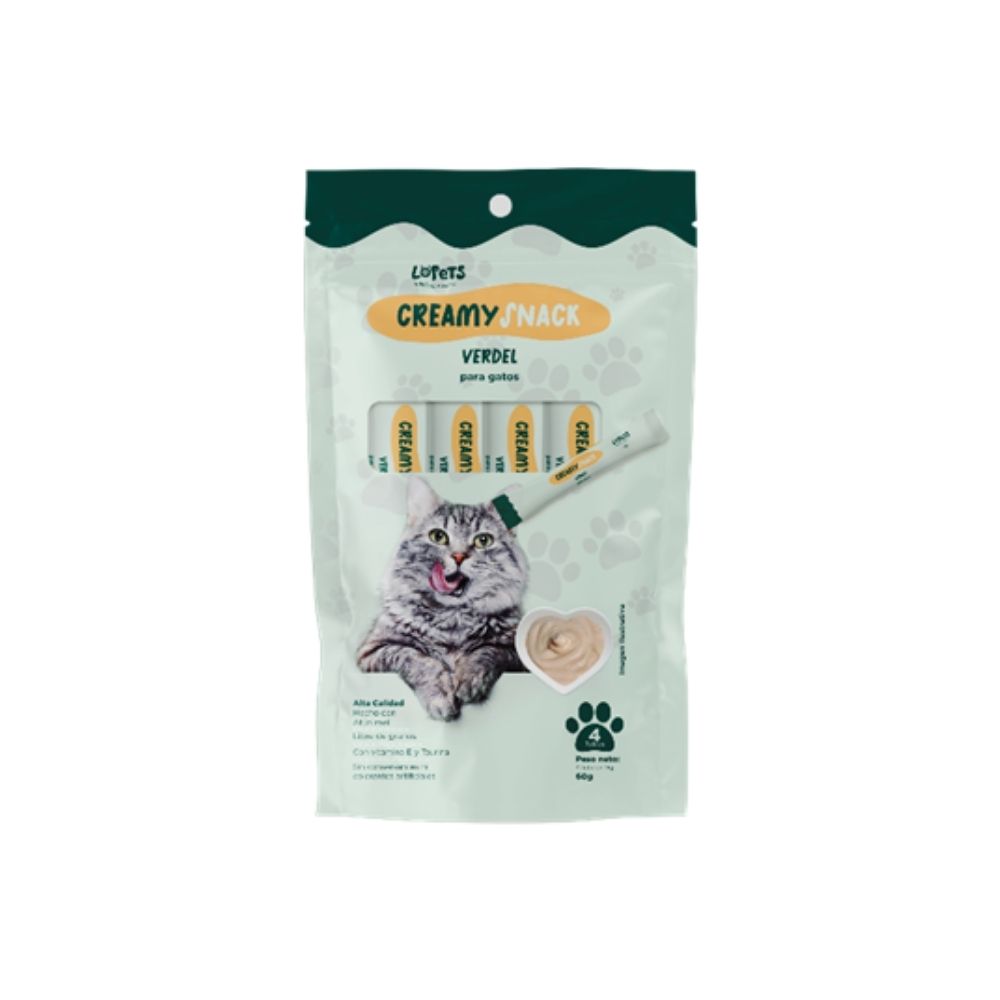Snack Cremoso para Gatos Verdel (60g)