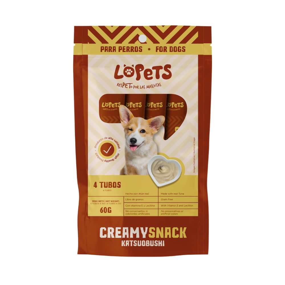 Snack Cremoso para Perros Katsuobushi (60g)