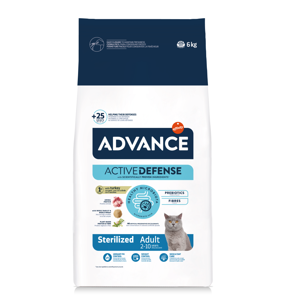 ADULT STERILIZED Gatos Adultos Esterilizados Advance Affinity (10 kg)
