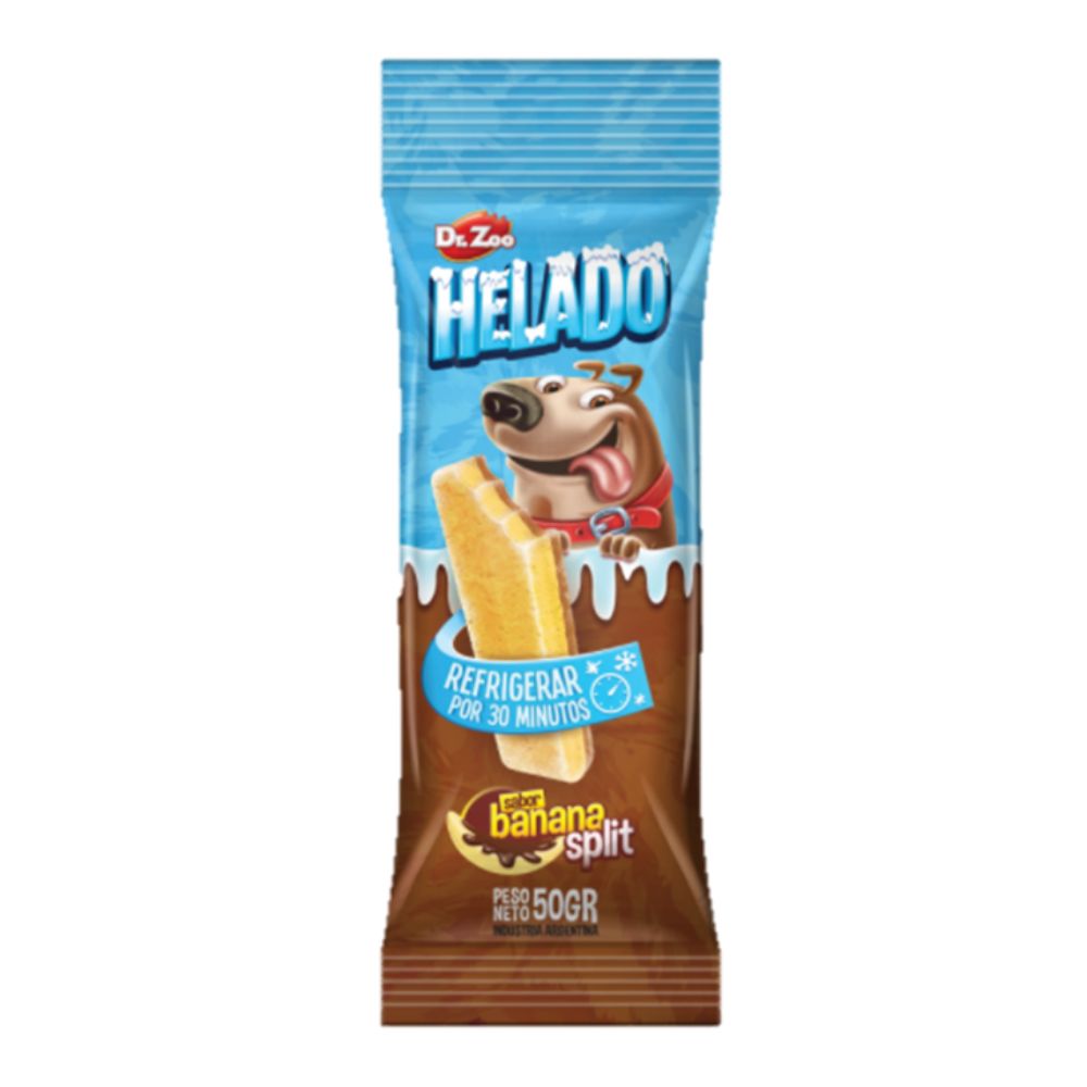 DR ZOO Helado para Perros Sabor Banana Split (50g)