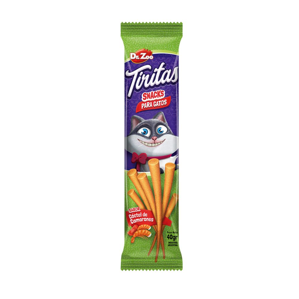 Tiritas para Gatos Sabor Cóctel de Camarones (40g)