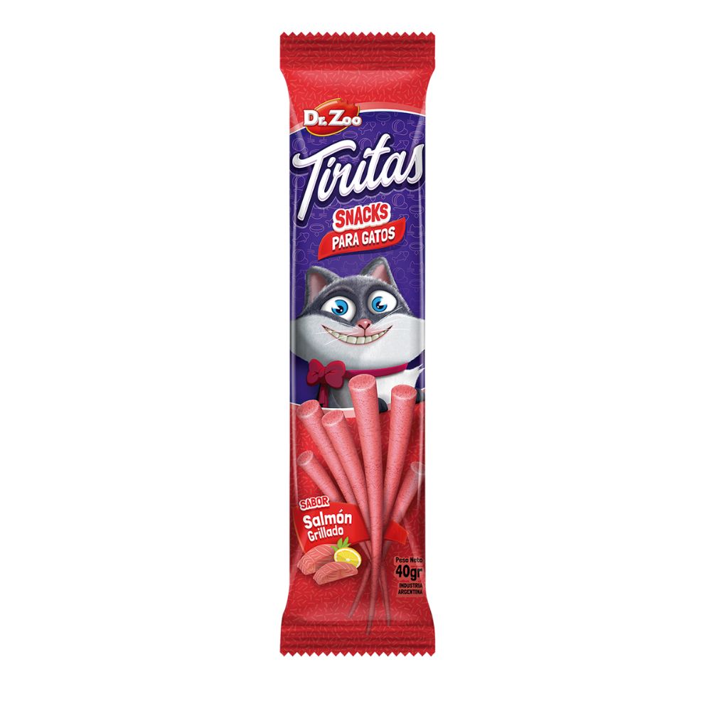 Tiritas para Gatos Sabor Salmón Grillado (40g)