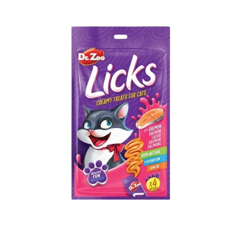 Licks para Gatos Sabor Salmón (60g)