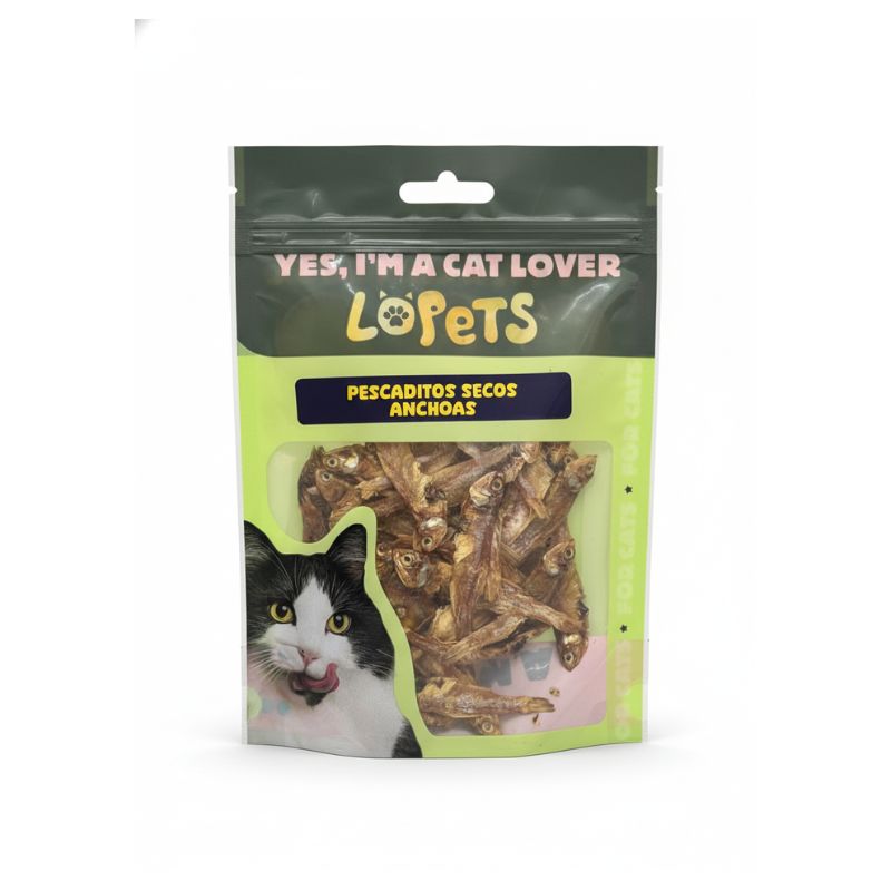 Pescaditos Secos (Anchoas) para Gatos