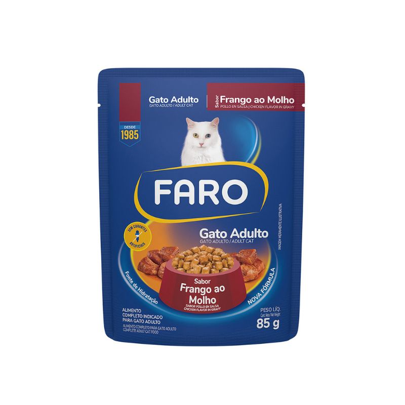 Faro Alimento Húmedo para Gatos con Pollo (85g)