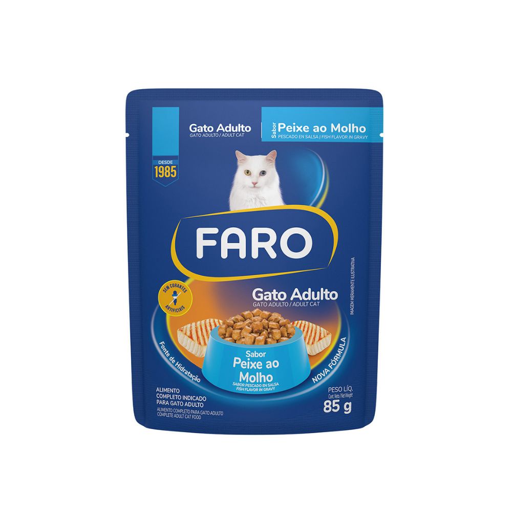 Faro Alimento Húmedo para Gatos con Pescado (85g)