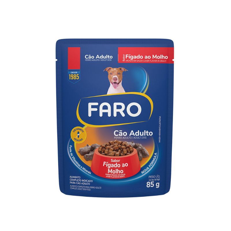 Faro Alimento Húmedo para Perros con Hígado (85g)