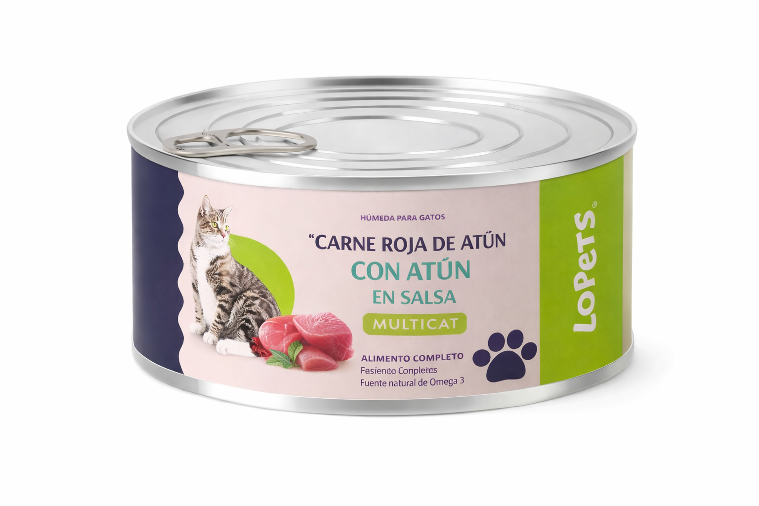 Carne Roja de Atún en Salsa – Lata para Gatos (156g)