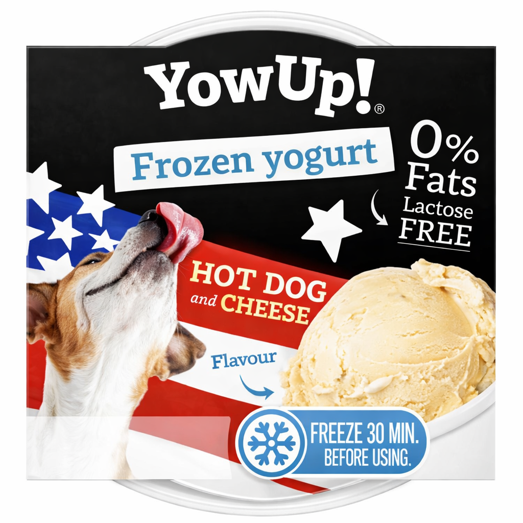 YOWUP PARA PERROS Y GATOS FROZEN HOT DOG CHEESE 110G