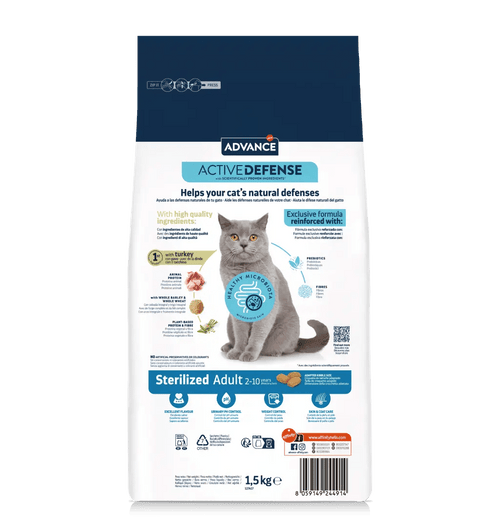 ADULT STERILIZED Gatos Adultos Esterilizados Advance Affinity (10 kg)