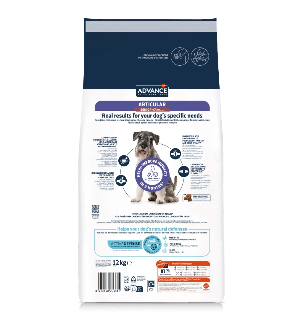 ARTICULAR SENIOR Alimento Perros Adultos Advance Affinity