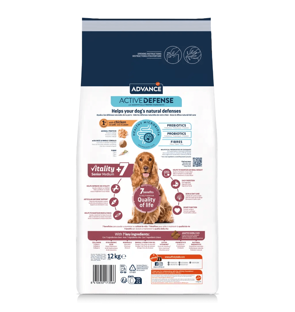 VITALITY SENIOR MEDIUM +7 Advance Affinity