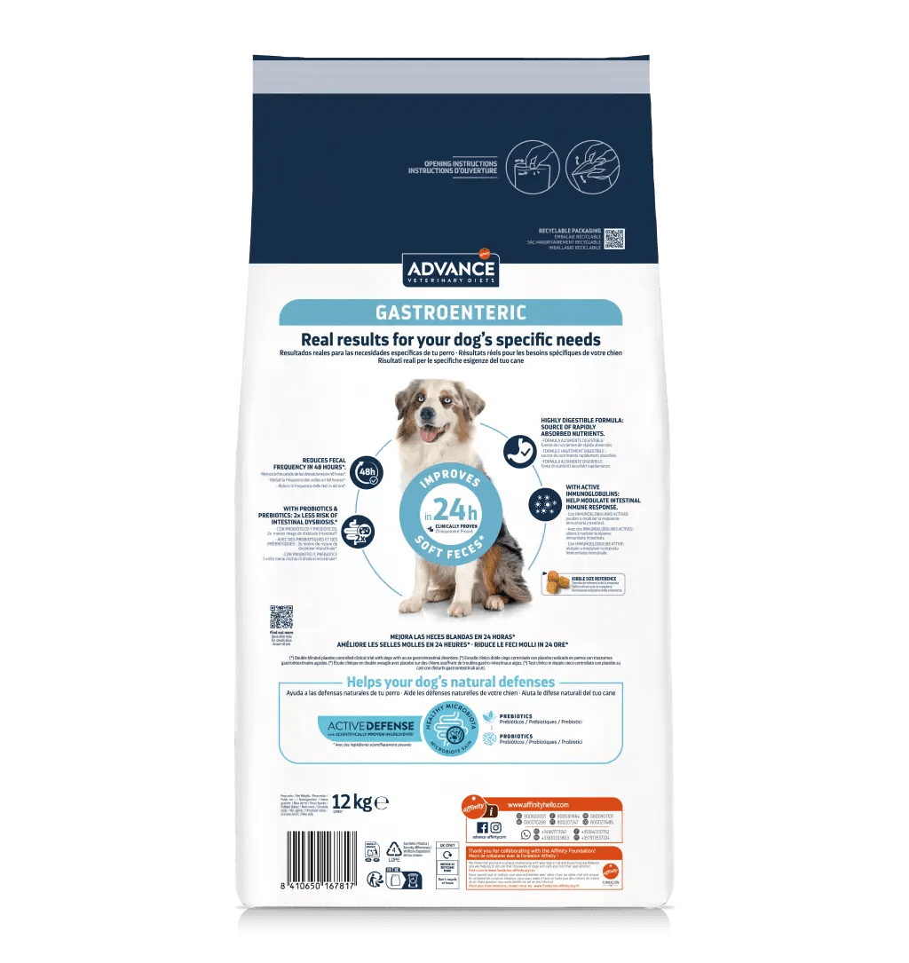 GASTROENTERIC Medium / Maxi Todas las edades Digestivo Advance Affinity