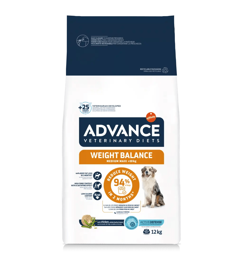 WEIGHT BALANCE MEDIUM / MAXI Alimento para Perros Adult/Senior Advance Affinity