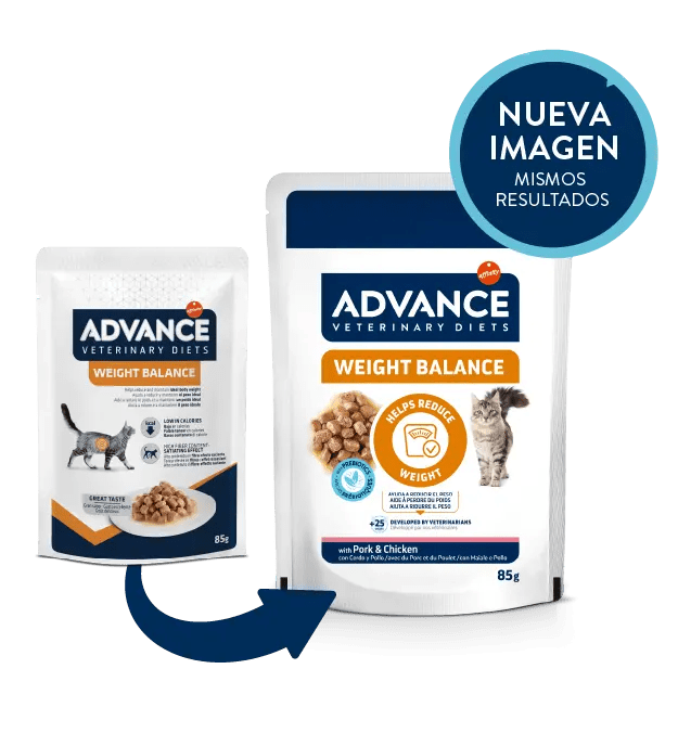 WEIGHT BALANCE Alimento para gatos adultos Advance Affinity